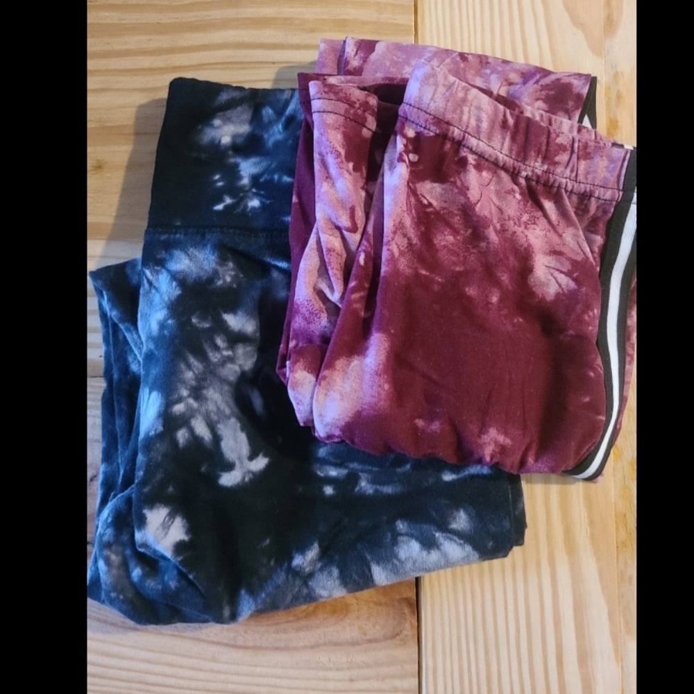 tie dye leggings